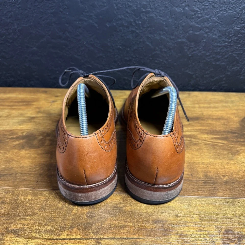 Cole Haan Air Madison C09303 Tan Leather Wingtip Oxford Mens 8 M